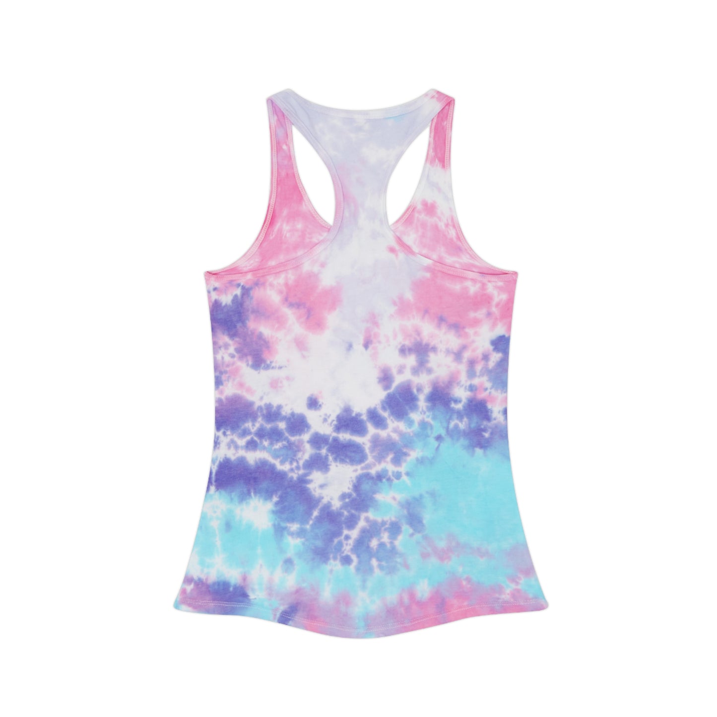 "Beach Vibes" Tie Dye Racerback Tank Top