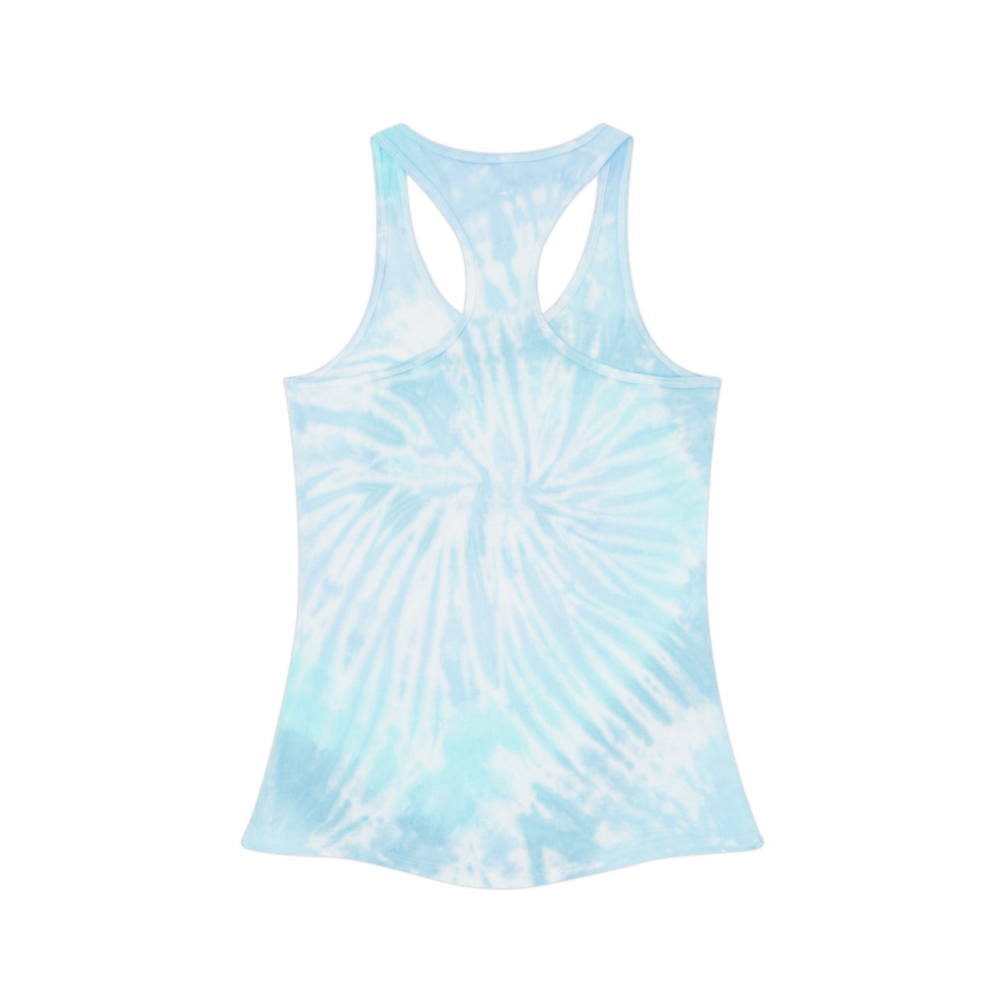 "Beach Vibes" Tie Dye Racerback Tank Top