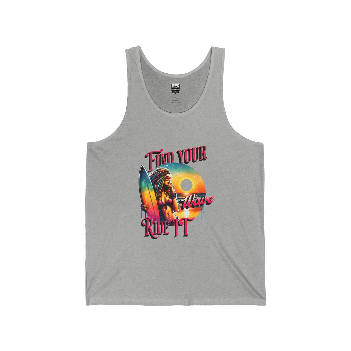 Women's "Find your wave" Jersey Tank Top